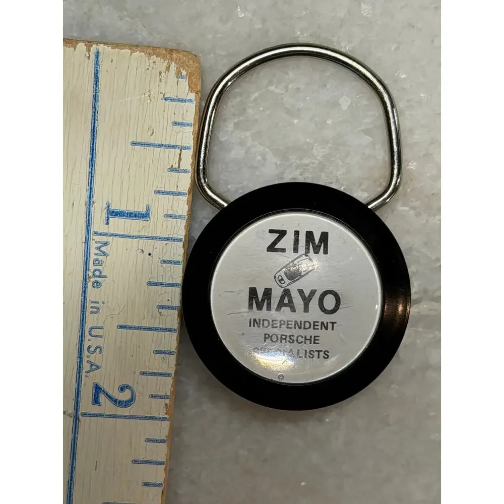 Zim Mayo Porche Bedford Texas Vintage Keychain